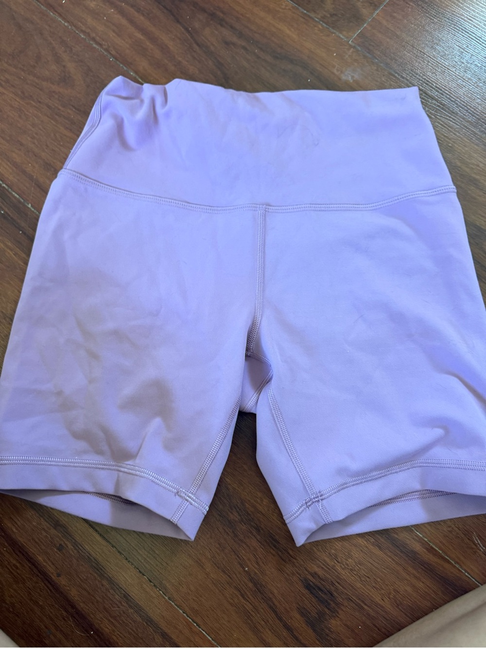 lululemon athletica Soft Lilac High-Rise Bike Shorts